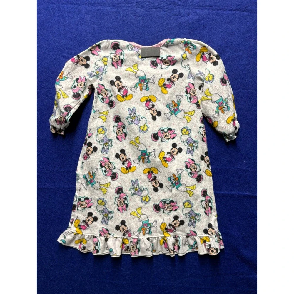 Disneycore Toddler Disney Nightgown 2T White Mickey Minnie Daisy MW328TGLWM - Picture 3 of 3
